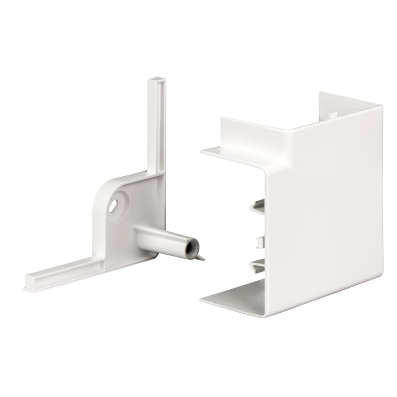 Schneider Electric OptiLine 45 - bend 90° - 95 x 55 mm - PC/ABS - polar white ISM10203P