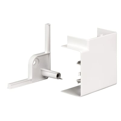Schneider Electric OptiLine 45 - bend 90° - 95 x 55 mm - PC/ABS - polar white ISM10203P