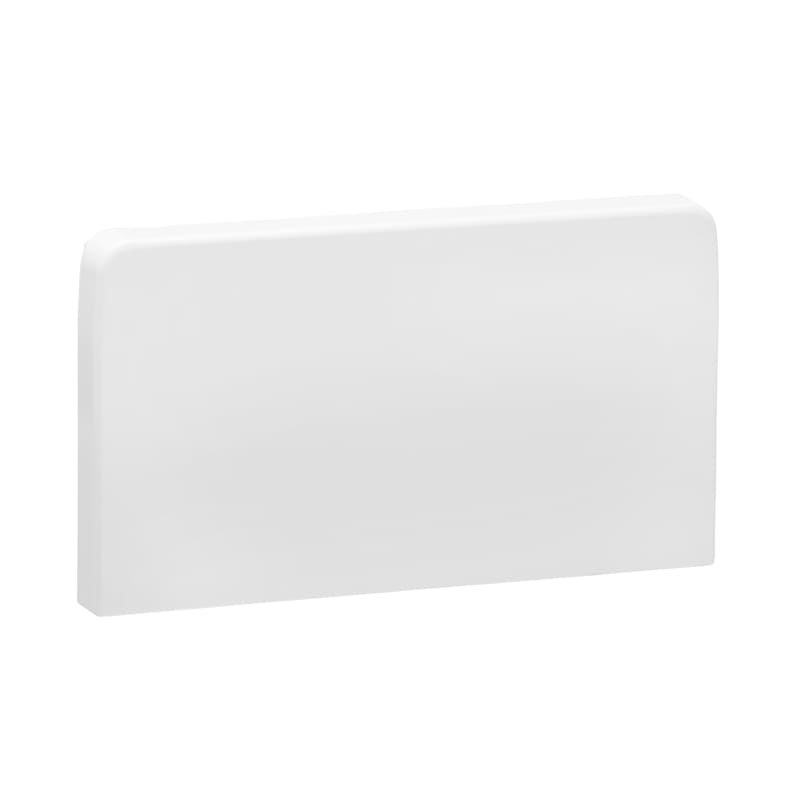 Schneider Electric OptiLine 45/70 Stop End 95x55mm PC/ABS Polar White (ISM10204P)
