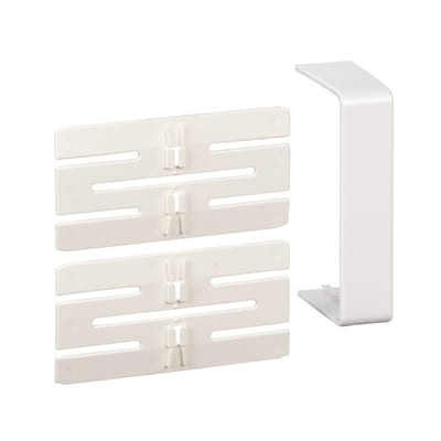 Schneider Electric OptiLine 45 - joint cover piece - 95 x 55 mm - PC/ABS - polar white ISM10206P