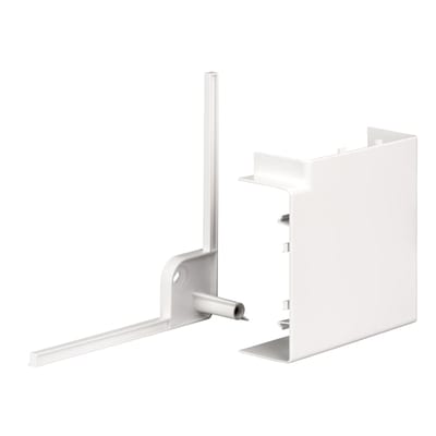 Schneider Electric OptiLine 45 - bend 90° - 140 x 55 mm - PC/ABS - polar white ISM10303P
