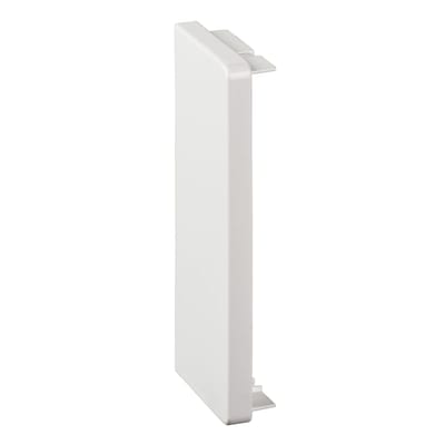 Schneider Electric OptiLine 45 stop end 140×55 mm PC/ABS polar white