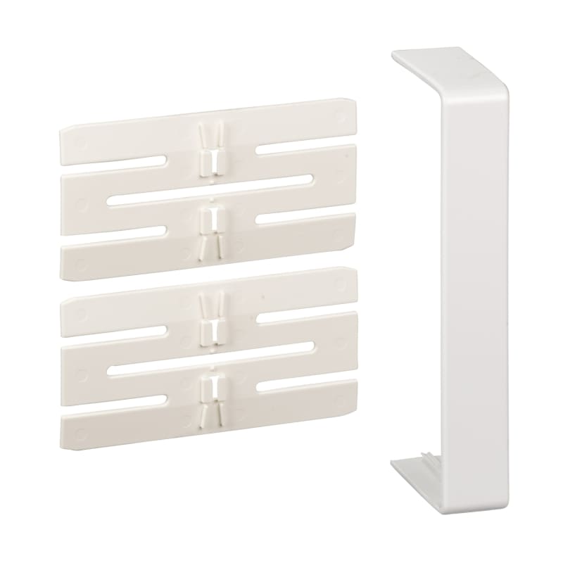 Schneider Electric OptiLine 45 - joint cover piece - 140 x 55 mm - PC/ABS - polar white ISM10306P