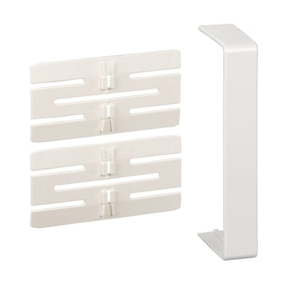 Schneider Electric OptiLine 45 - joint cover piece - 140 x 55 mm - PC/ABS - polar white ISM10306P