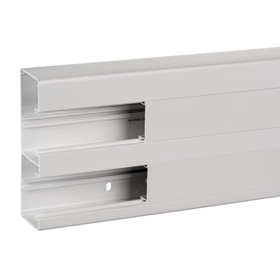 Schneider Electric OptiLine 45 - installation trunking - 165X55 mm - PVC - polar white - 2000 mm ISM10400P