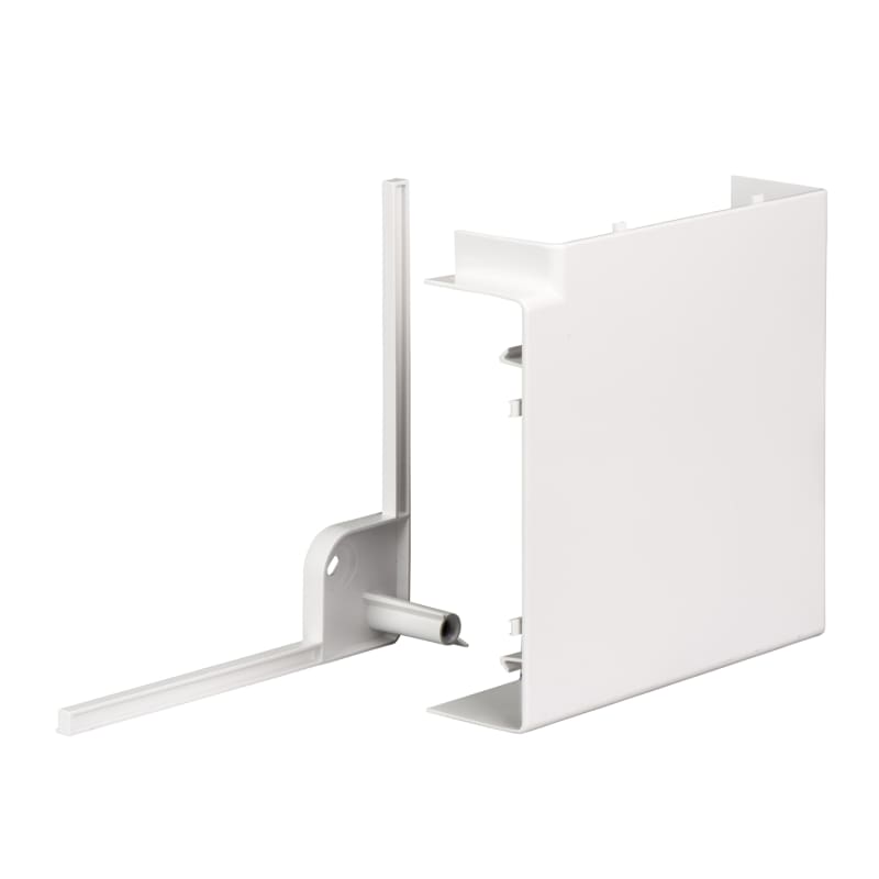 Schneider Electric OptiLine 45 - bend 90° - 185 x 55 mm - PC/ABS - polar white ISM10503P