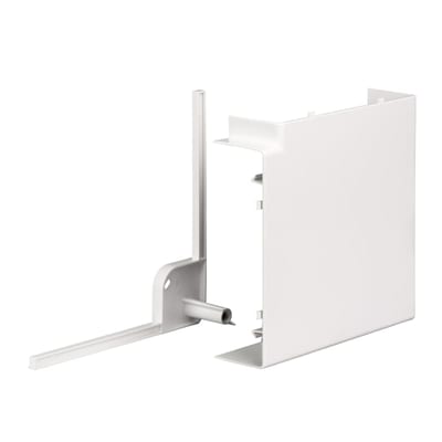 Schneider Electric OptiLine 45 - bend 90° - 185 x 55 mm - PC/ABS - polar white ISM10503P