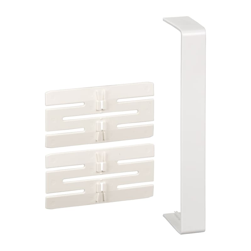 Schneider Electric OptiLine 45 - joint cover piece - 185 x 55 mm - PC/ABS - polar white ISM10506P