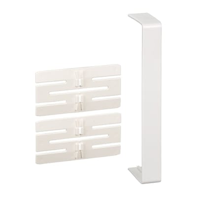 Schneider Electric OptiLine 45 - joint cover piece - 185 x 55 mm - PC/ABS - polar white ISM10506P