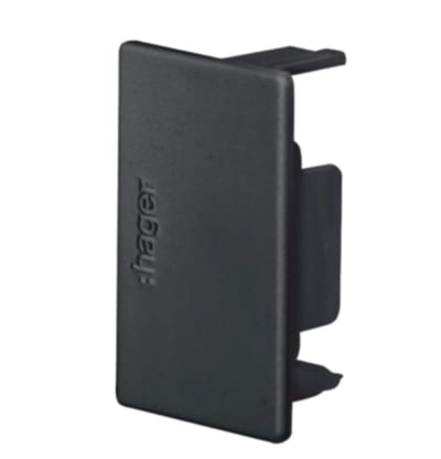 End cover 30X30MM black