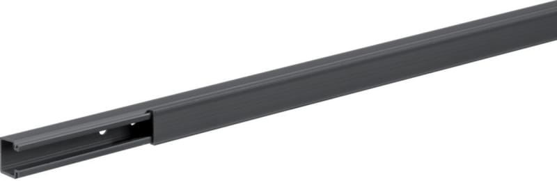 Mini Trunking LF 15x15 mm, L=2 m, Self-Adhesive, Black PVC (LF1501509011A)