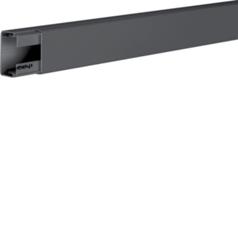 Wall Trunking LF 45x30 mm, 2 m, Self-Adhesive, PVC, Black (LF3004509011A)
