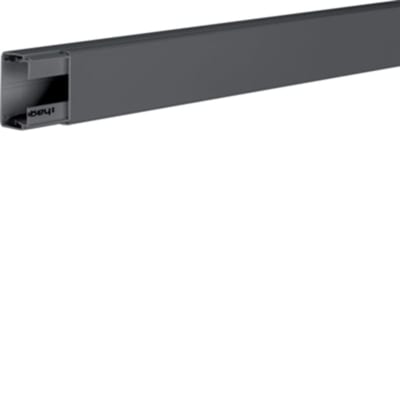 Wall Trunking LF 45x30 mm, 2 m, Self-Adhesive, PVC, Black