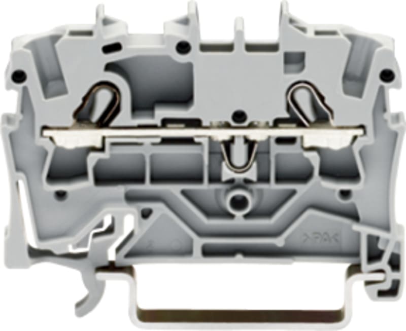 2-Conductor through terminal block, 2.5 mm², for DIN-rail 35 x 15 and 35 x 7.5 (2002-1201)