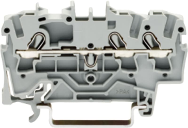 3-Conductor through terminal block, 2.5 mm², for DIN-rail 35 x 15 and 35 x 7.5 (2002-1301)
