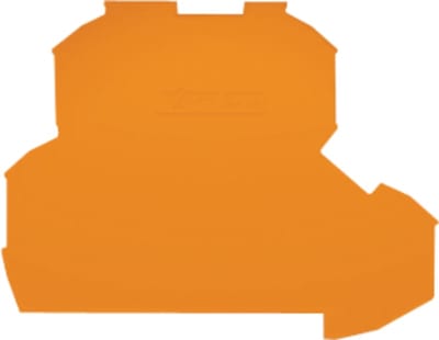 End and intermediate plate; 0.8 mm thick; orange (2002-2292)