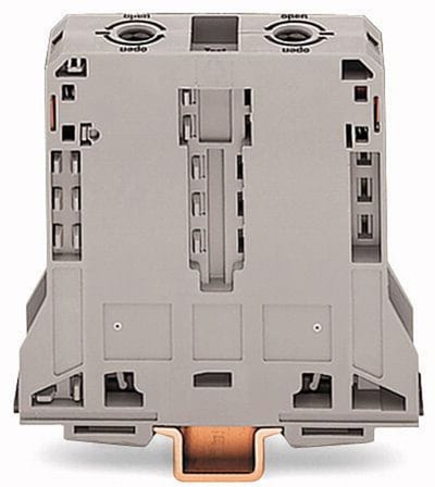 WAGO 285-195 Two-Conductor DIN-Rail Terminal Block, 95 mm², Grey