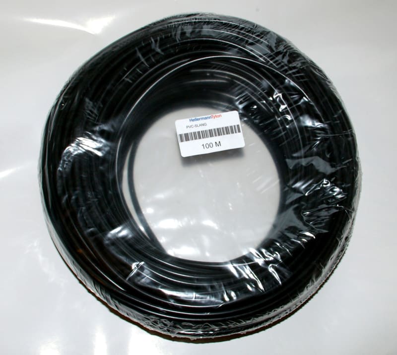 PVC Tubing 2 mm Black 100 m (172-02156)