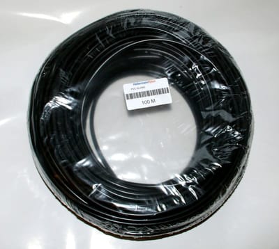 PVC Tubing 2 mm Black 100 m