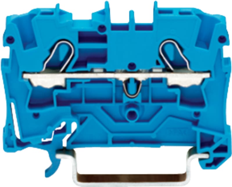 2-Conductor through terminal block, 4 mm², for DIN-rail 35 x 15 and 35 x 7.5 (2004-1204)
