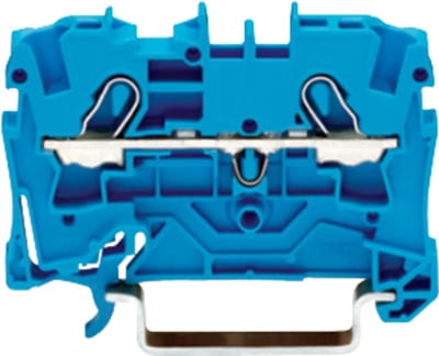 2-Conductor through terminal block, 4 mm², for DIN-rail 35 x 15 and 35 x 7.5 (2004-1204)