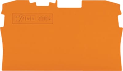 End and intermediate plate; 1 mm thick; orange (2004-1292)