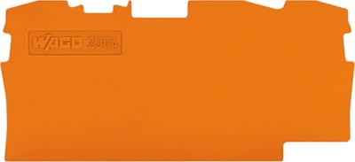 End and intermediate plate; 1 mm thick; orange (2004-1392)