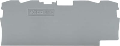 End and intermediate plate; 1 mm thick; gray (2004-1491)