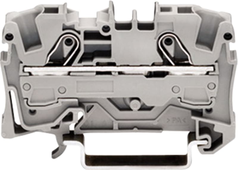 2-Conductor through terminal block, 6 mm², for DIN-rail 35 x 15 and 35 x 7.5 (2006-1201)