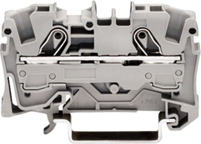 2-Conductor through terminal block, 6 mm², for DIN-rail 35 x 15 and 35 x 7.5 (2006-1201)
