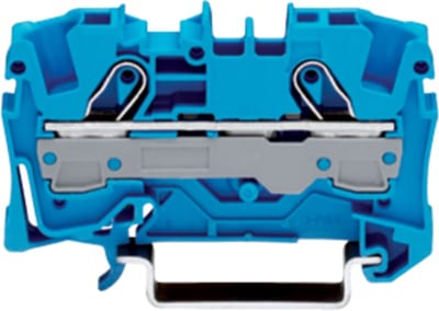 2-Conductor through terminal block, 6 mm², for DIN-rail 35 x 15 and 35 x 7.5 (2006-1204)