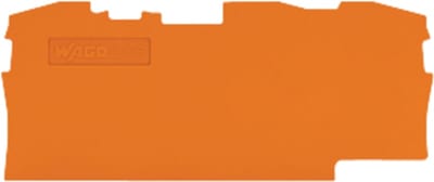 End and intermediate plate; 1 mm thick; orange (2006-1392)