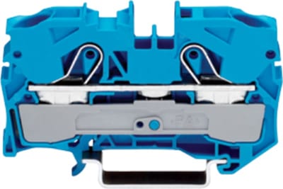 2-Conductor through terminal block, 10 mm², for DIN-rail 35 x 15 and 35 x 7.5 (2010-1204)