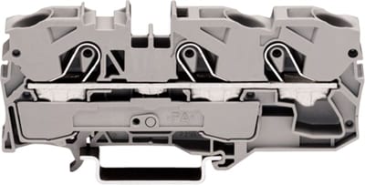 3-Conductor through terminal block, 10 mm², for DIN-rail 35 x 15 and 35 x 7.5 (2010-1301)