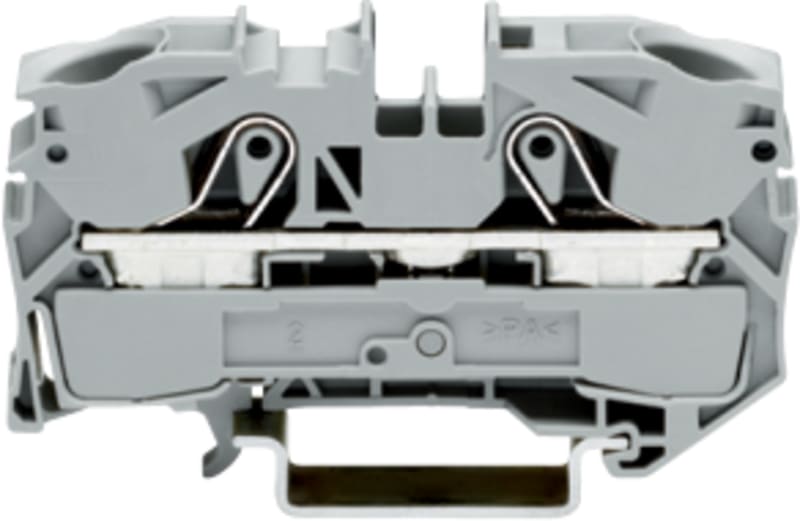 2-Conductor through terminal block, 16 mm², for DIN-rail 35 x 15 and 35 x 7.5 (2016-1201)