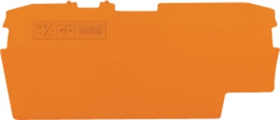 End and intermediate plate; 1 mm thick; orange (2002-1692)