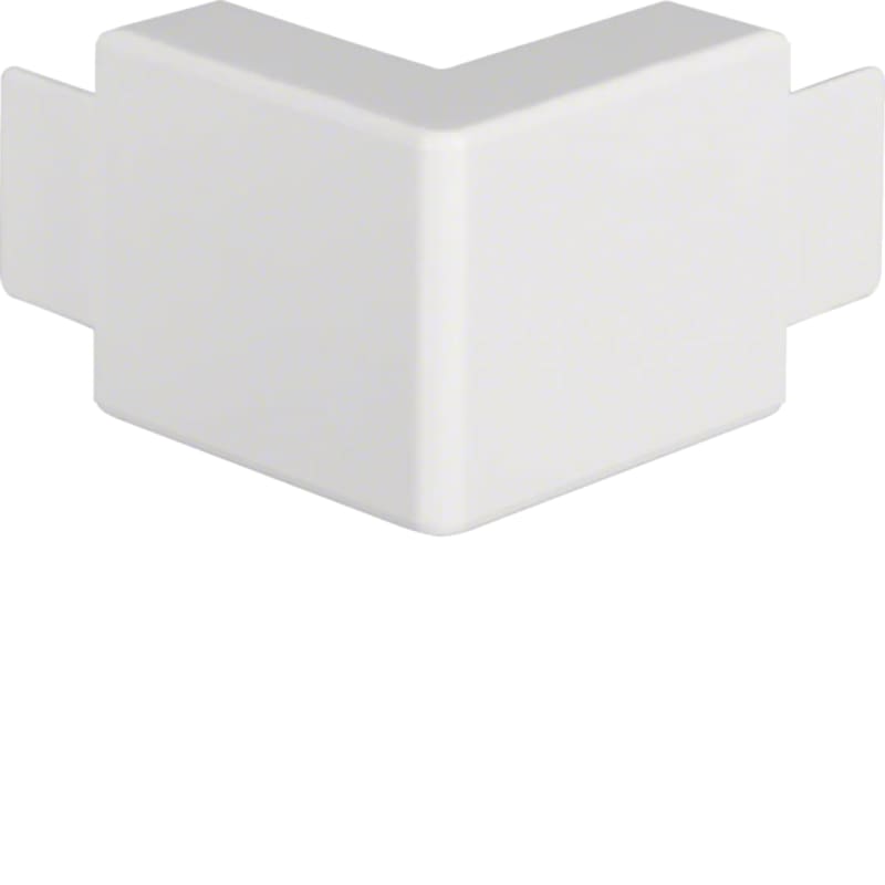 Hager Systemer External corner for LF 18x45 mm trunking, moulded ABS, white RAL 9016 LF1804539016