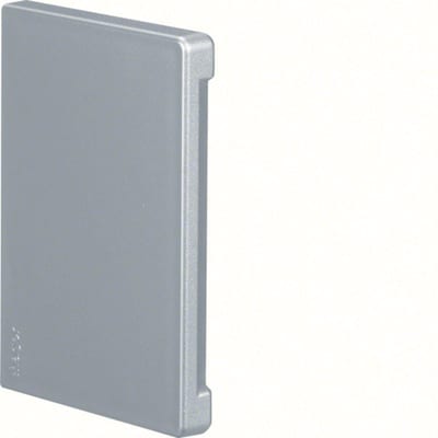 Hager BR65100 End Piece, Aluminium Finish