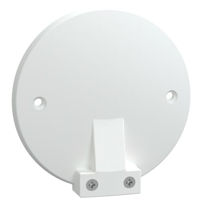 Wall cover for wall box, white