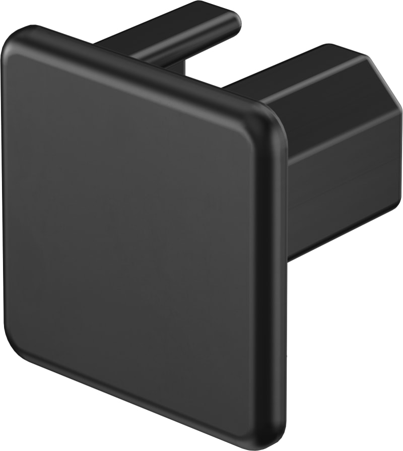 OBO Bettermann 6191806 WDK15015 SW End Piece Black RAL 9005