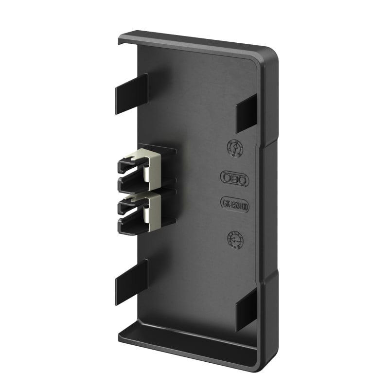 End piece GK-E53100SW black RAL 9005 (6113113)