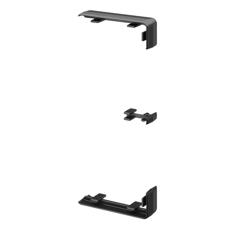 OBO Bettermann Joint Cover for Rapid 45-2 100 and 165, Black (6113023)