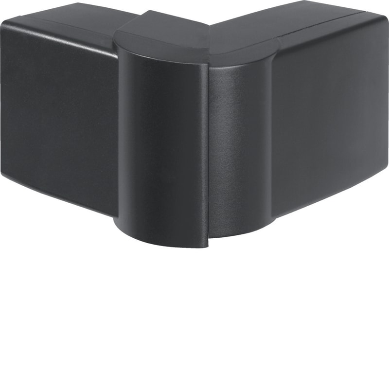 Hager Systemer External corner for LFF 40x60 mm trunking, moulded ABS, black RAL 9011 LFF4006039011
