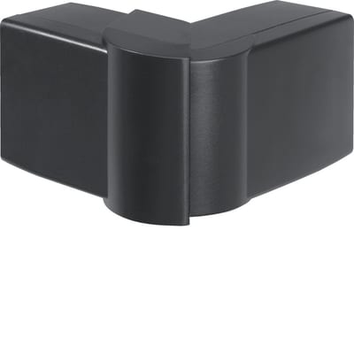 Hager Systemer External corner for LFF 40x60 mm trunking, moulded ABS, black RAL 9011 LFF4006039011