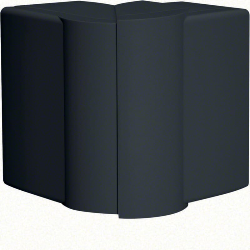 Hager Systemer External corner for LFF 60x110 mm trunking, moulded ABS, anthracite RAL 9011 LFF6011039011