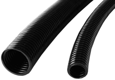 Corrugated PIPE 16mm PC HF Black 50M