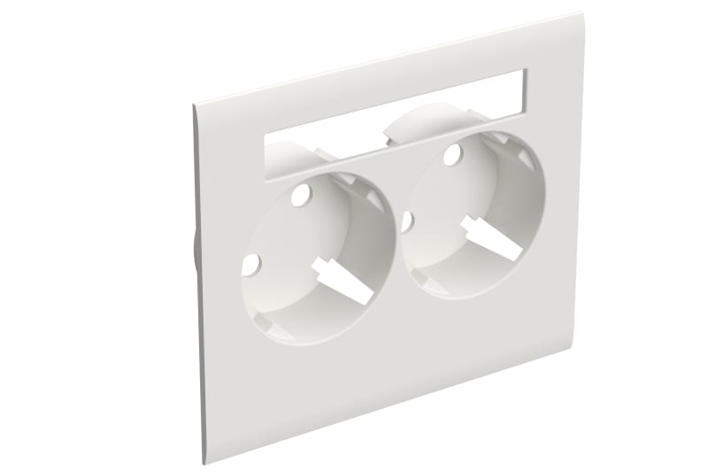 Front Cover 2-Way Master White RAL 9003 (STA501015)