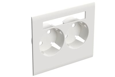 Front Cover 2-Way Master White RAL 9003