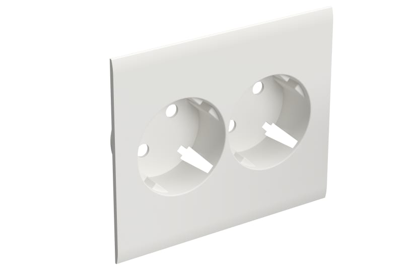 Front Cover 2-Way Slave White RAL 9003 (STA501024)