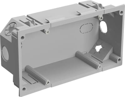 Inst. box double without cover